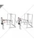 Band Horizontal Biceps Curl (male)