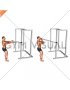 Band Horizontal Biceps Curl (male)