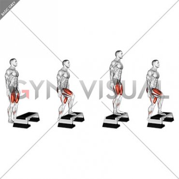 Bodyweight Step-up on Stepbox