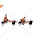 Dumbbell Bench Dip with Legs Elevated