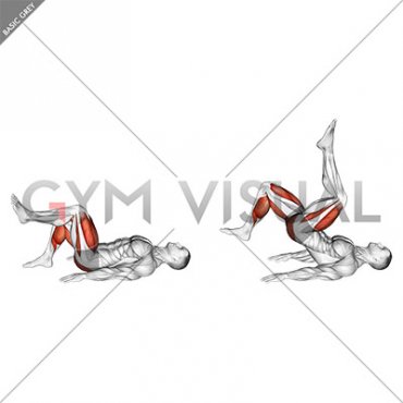 Single Leg Jumping Glute Bridge