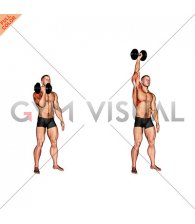 Dumbbell Standing Single Arm Arnold Press