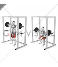 Barbell Pin Front Squat