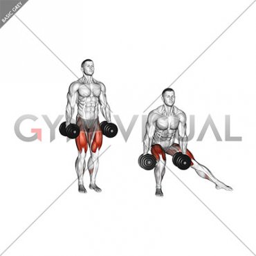 Dumbbell Lateral Lunge