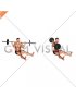 Barbell Sitting on Floor Oblique Twist