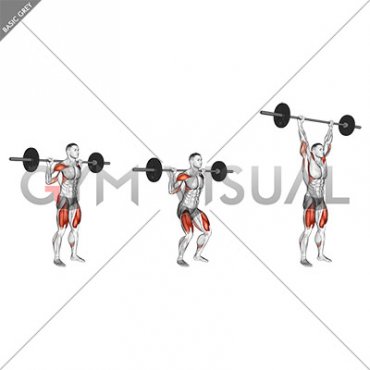 Barbell Behind the Back Push Press