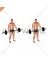 Barbell Standing Snatch Grip Shrug