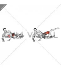 Side Lying Outward Knee Kick