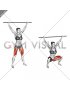 Stick Overhead Full Sumo Squat Stretch (female)