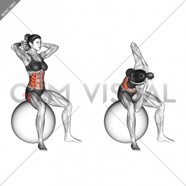 Spinal Stretch (on stability ball)