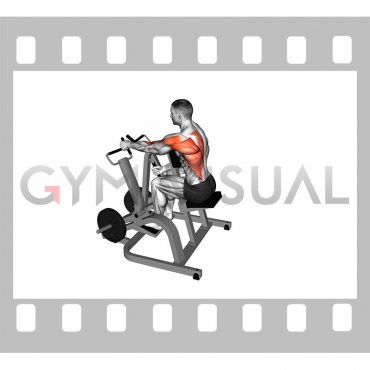 Lever Single Arm Neutral Grip Seated Row (plate loaded)