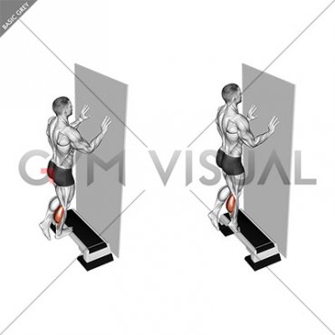 Single Leg Calf Raise Off Step