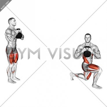 Kettlebell Lunge with Twist