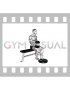 Dumbbell Seated One Leg Calf Raise   Hammer Grip