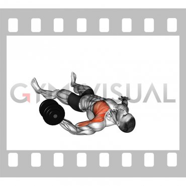 Dumbbell One Arm Floor Fly