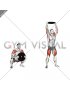 Weighted Full Squat with Overhead Press