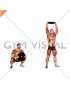 Weighted Full Squat with Overhead Press