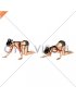 Kneeling Staggered Push-up (female)