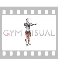 Biceps Curl Front Step (male)