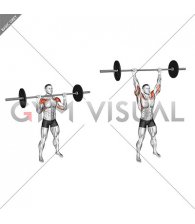 Barbell Standing Shoulders Press