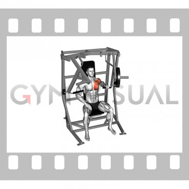 Lever Single Arm Chest Press (plate loaded)