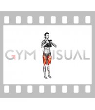 Dumbbell Gobelt Curtsey Lunge (female)