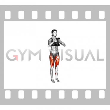 Dumbbell Gobelt Curtsey Lunge (female)