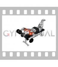 Dumbbell Face Down Lying Shoulder Press (male)