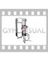 Cable Seated High Pulley Overhead Triceps Extension