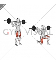 Barbell Rear Lunge