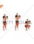 Kettlebell Calf Raise and Front Squat (male)