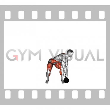 Kettlebell Rotational Deadlift (male)