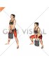 Bottle Weighted Sumo Squat (female)