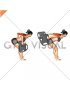 Bottle Weighted Two Arms Kickback (female)