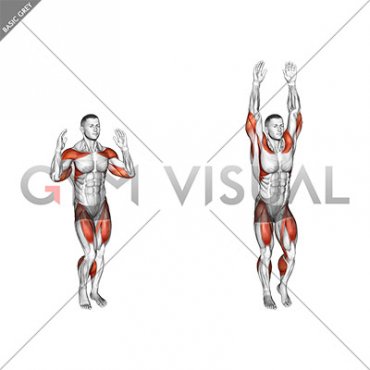Arm Raise Step in Place (male)