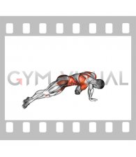 Side Plank Pull (male)