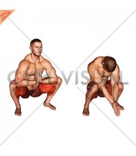 Namaskarasana Yoga Pose (male)