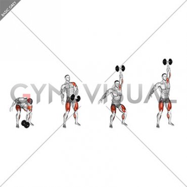 Dumbbell One Arm Snatch (left)