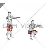 Bodyweight Slow To Explosive Squats (male)