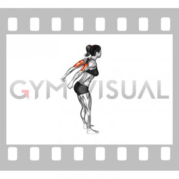 Bodyweight Pulsing Triceps Kickback (female)