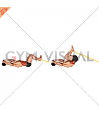 Resistance Band Reverse Crunch (VERSION 2) (male)