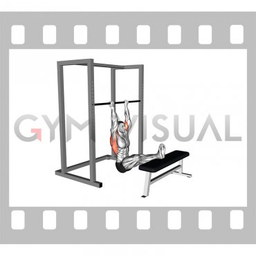 Seated Chin-up (legs elevated)