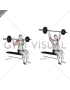 Barbell Seated Behind Head Military Press
