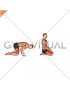 Yoga Vajrasana Thunderbolt Diamond Pose (male)