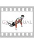 Kneeling Knuckle Push-up (male)