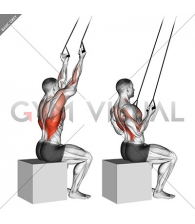 Band underhand pulldown