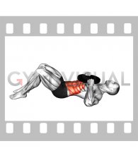 Weighted Plate Lying Crunch (male)