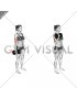 Dumbbell Standing Single Arm Biceps Curl (female)