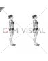 Standing Foot Muscles Activation (female)