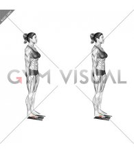 Standing Foot Muscles Activation (female)